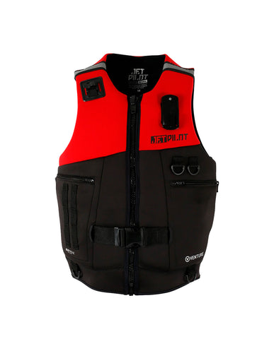 Jetpilot Venture Mens Life Jacket Black Red