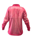 Long Sleeve Fishing Polo Shirt UPF50+ Pink